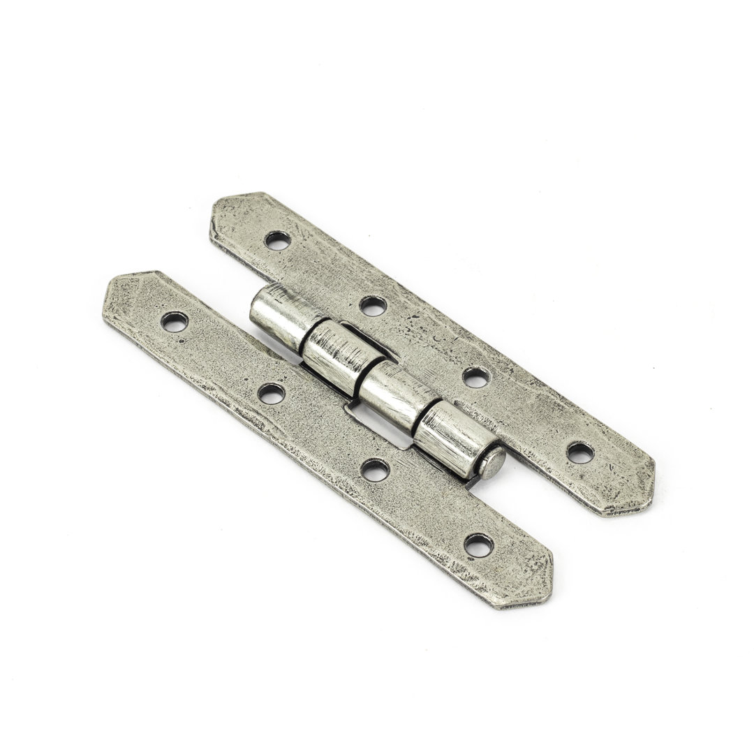 B&Q -  Pewter 4 Inch H Hinge (Pair) - Image 4