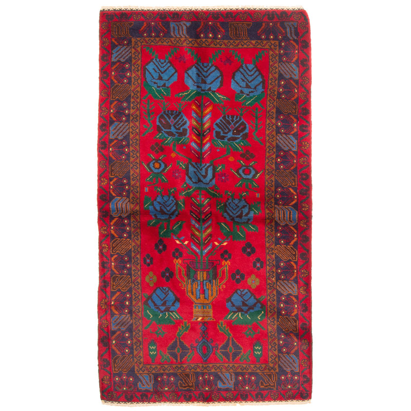 Tapis rouge Remi 3 pi 4 po x 6 pi 3 po