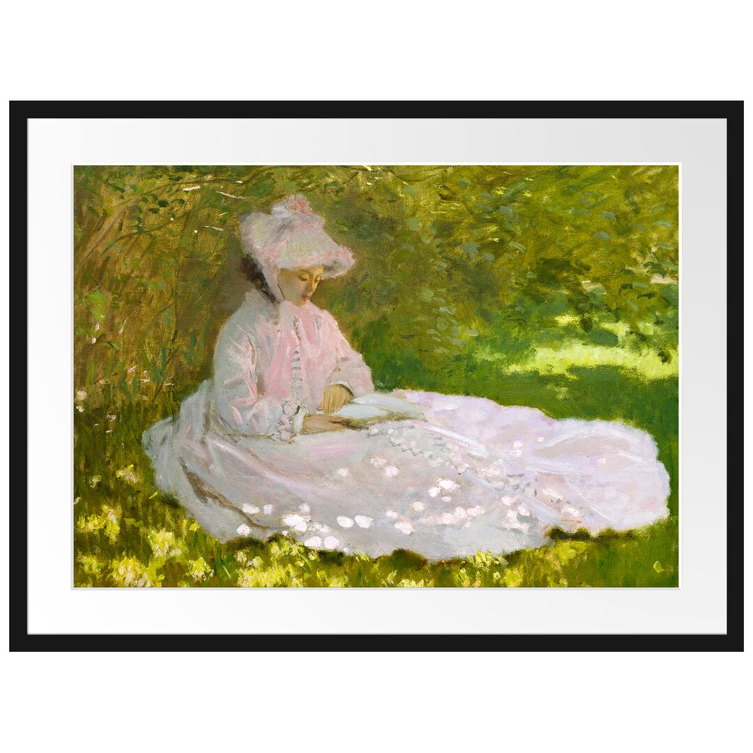 Gerahmter Kunstdruck Springtime von Claude Monet