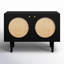 Buffet en bois massif de manguier de 39,5 po de largeur Peltz-944831896
