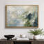 Composition abstraite vert bleu, art moderne, impression sur toile encadrée-126054359-126054360