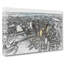 Boston Massachusetts in Abstract - Wrapped Canvas-55315859