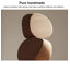 Ornement de sculpture en bois massif