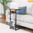 Height Adjustable Side Table With Charging
