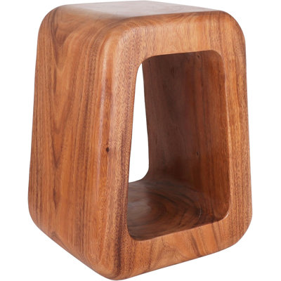 Wooden End Table - Unique Wooden Side Table - Mid Century Side Table - Saur Wood Side Table - Small Accent Table - Mid Century Modern Side Table