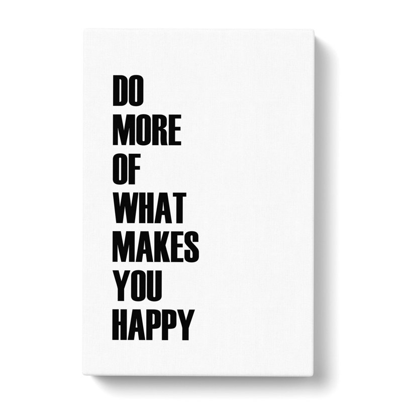Do More - Wrapped Canvas, 50cm H x 35cm W x 3cm D