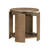 Round End Table with Open Shelf