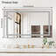 40"x24" Led Bathroom Vanity Mirror,backlit And Front Lit,multifunction,wall Mounted,gun Ash-986397383
