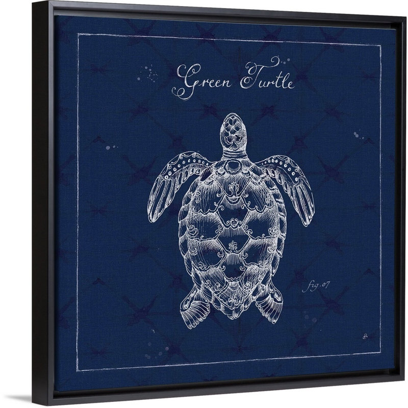 «Underwater Life», art mural sur toile, H 14 po x l 14 po x P 2 po, Cadre noir