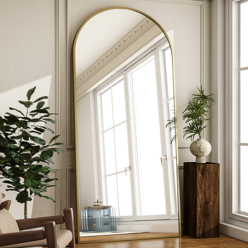 Miroir pleine grandeur incassable - Basics by Wayfair ™, 76 po x 34 po, Doré