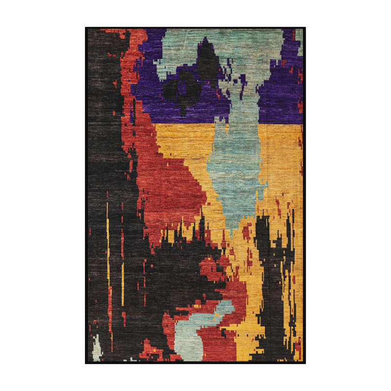 Moia Abstract Indoor Rug, Rectangle 3' x 5'