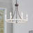 Semiko 6 - Light Dimmable Wagon Wheel Chandelier-91135162