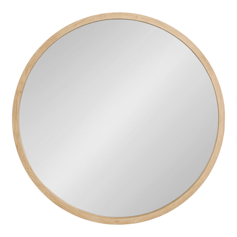 Shivai Round Mirror, Natural