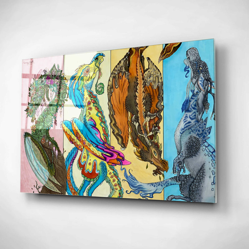 Les quatre saisons - impression sans cadre, 12" H x 16" W x 0.13" D