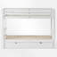 Lit superposé simple au-dessus de simple avec lit gigogne Gita par Harriet Bee-637314074