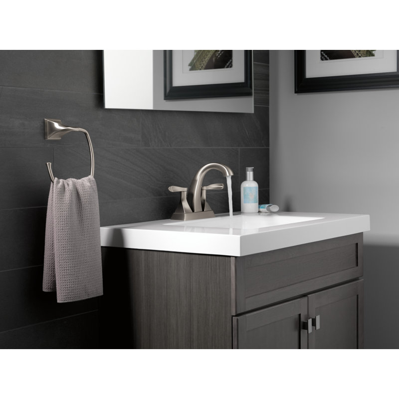 Two Handle Centerset Bathroom Sink Faucet