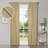 Modern Linen Inspired Classic Solid 100% Polyester Room Darkening Curtain Panel-427848916-472784741
