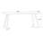 Gray Rectangular Solid Wood Dining Table-270338106