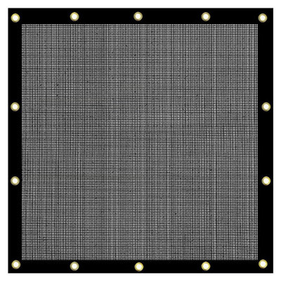 Bâche rectangulaire en filet 6 oz