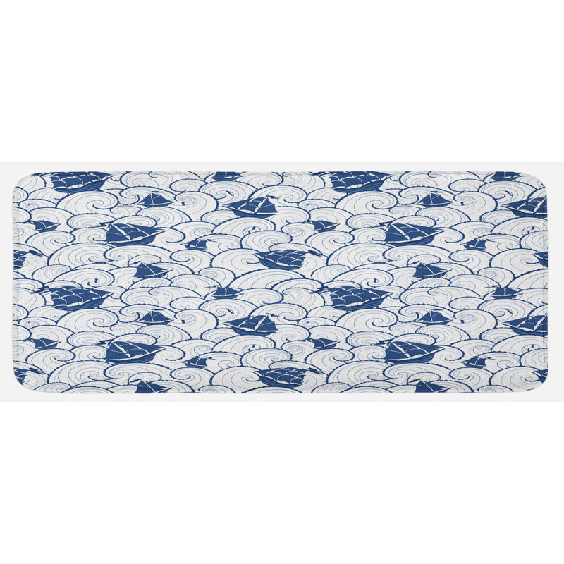 Tapis de cuisine nautique