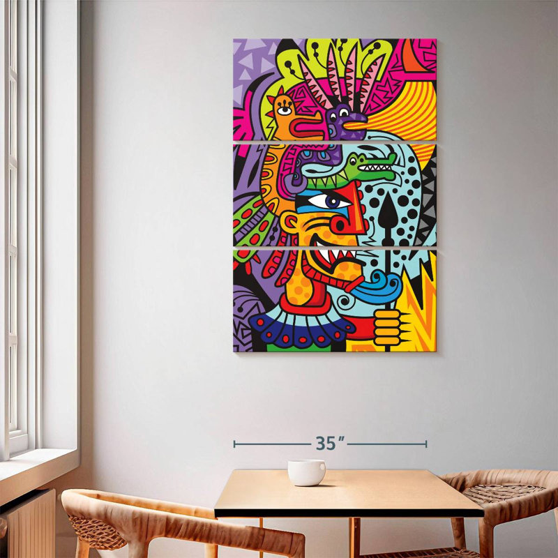 Kelan Aztec I, 65" H x 42" W
