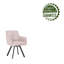 Sansome Swivel Fabric Dining Chair with Steel Legs-1535741567
