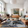 Galaxy Series Abrstract Black/Gray/Ivory/Beige Area Rug