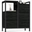 Commode 5 tiroirs 5 tiroirs noir-336608563