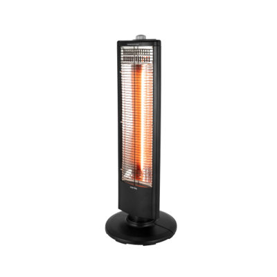 Warmlite WL42013 Infrared Heater with Oscillation, Overheat Protection, Black