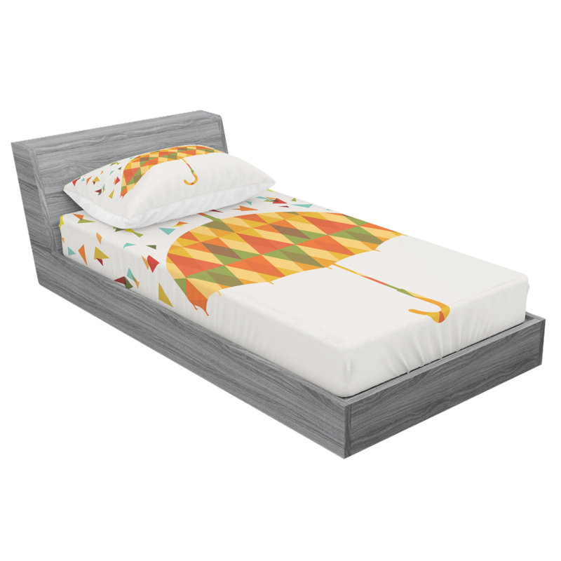 Microfiber Sheet Set, Twin Sheet Set with Fitted Sheet