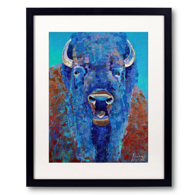 Bellowing Bison Print by Dara Daniel