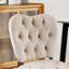 Chaise d'appoint capitonnée (ensemble de 2)-737529451