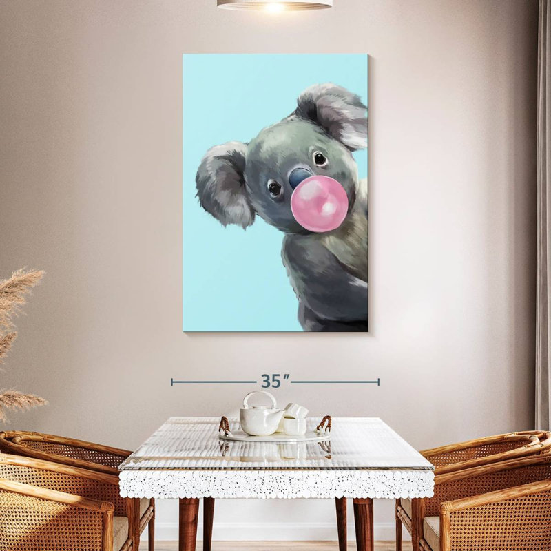Ketti Koala Bubble Gum II, 48" H x 32" W