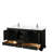 Deborah 72 " W Freestanding Standard Double Vanity Bathroom Vanity With Marble Top-51712422-51712421-61131220