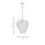 Boa 5-Light Chandelier in Warm Brass by Breegan Jane