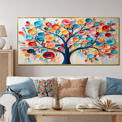 Colorful Abstract Tree 1 - Tree African Wall Art