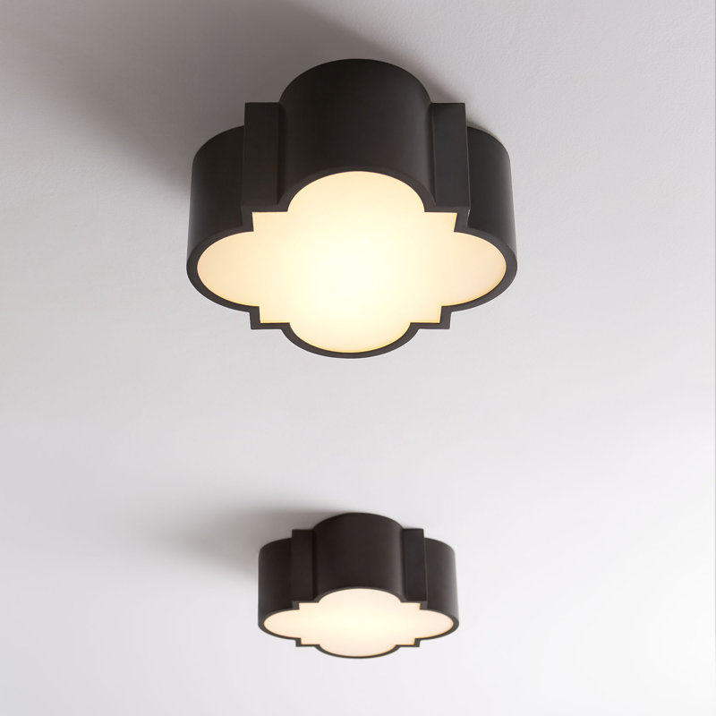Wyatt 3 - Light Flush Mount, Black