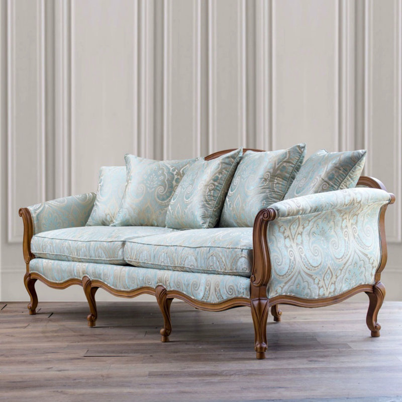 Simple Casual Solid Wood Sofa