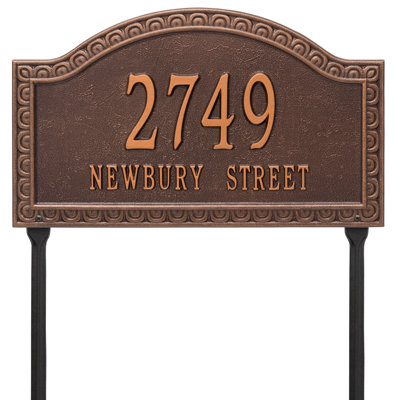 Penhurst Personalized Grande 2-Line Lawn Address Sign