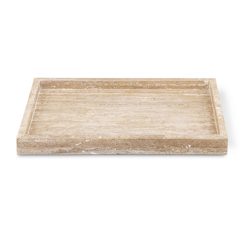 Barletta Tray, Travertine