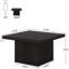 Table basse 31,49 po Mid-Century