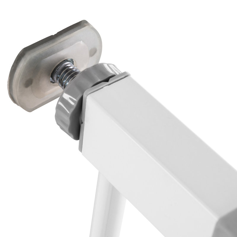 hauck 59728 Open N Stop KD Pressure Fit with 3.5 Inch Extension Baby Gate, White, 30.31'' H x 35.03'' W x 1.57'' D