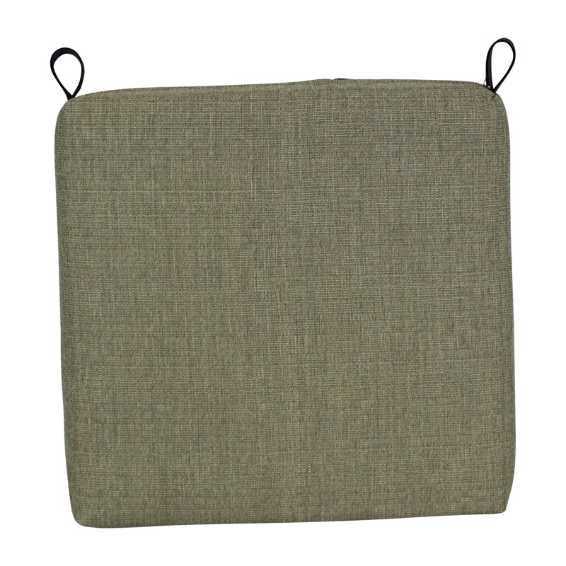 20-Inch By 19-Inch Woven Olefin Outdoor Chair Cushions (Set Of 2), Sage Green