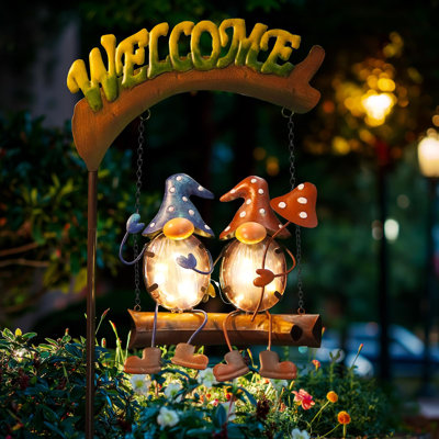 Gnomes Swing Garden Decor