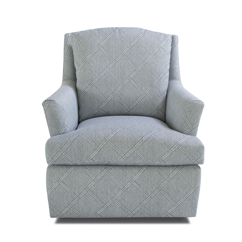 Jules Swivel Armchair, Silver Fox