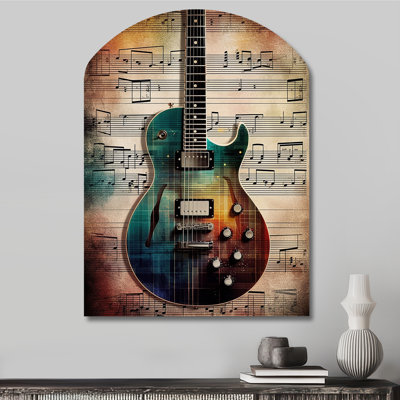 Reulet - Music Arch Shape Irregular Metal Wall Decor