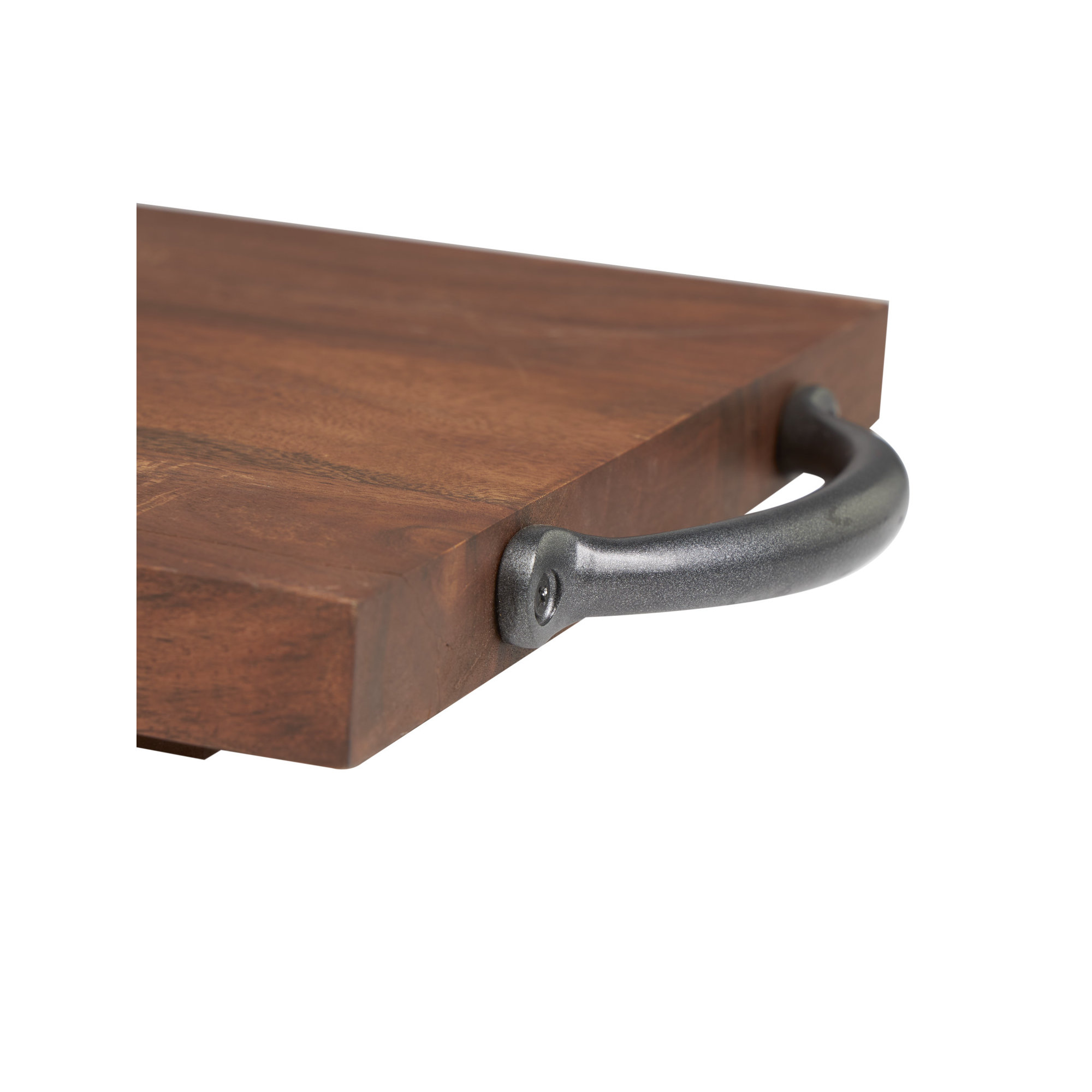 Modern Tray - Set of 1, Brown, 1.95" H x 27.50" W x 10" D