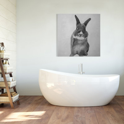 Drôle de toile de lapin gris | Animaux de compagnie gris