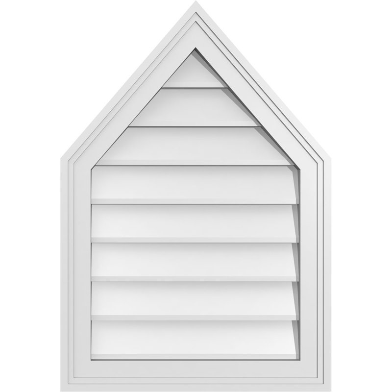 Ventilateur à pignon en uréthane non-fonctionnel Signature, H 26 po x l 18 po x P 1,5 po