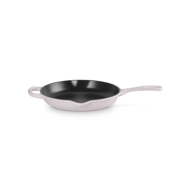 Le Creuset Enameled Cast Iron Skillet, 9", Shallot/Black